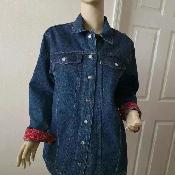 Jean DENIM  JACKET M M - Picture 2 of 7